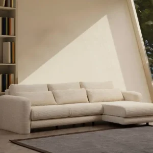 Lily Ecksofa - Gemütliches Sofa mit abnehmbaren Kissen Geprüft