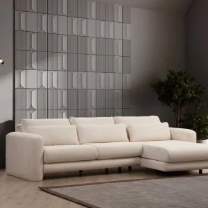 Lily Ecksofa - Gemütliches Sofa mit abnehmbaren Kissen Highlight