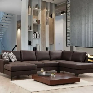 Expressversand Elegante Wohnlandschaft Porto U-Form für große Wohnzimmer