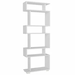 Abverkauf Blok - weiß, Walnuss - Bücherregal