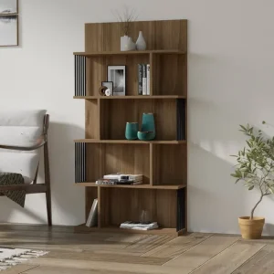 Schneller Versand Alex - Walnuss - Bücherregal