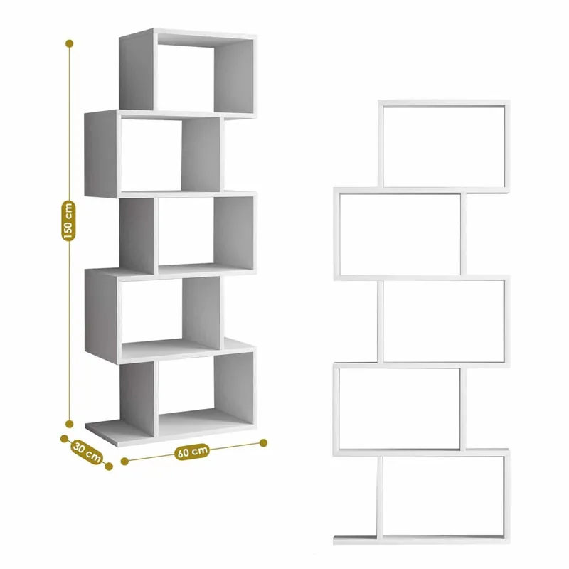 Meric - weiß - Bücherregal Finale Aktion