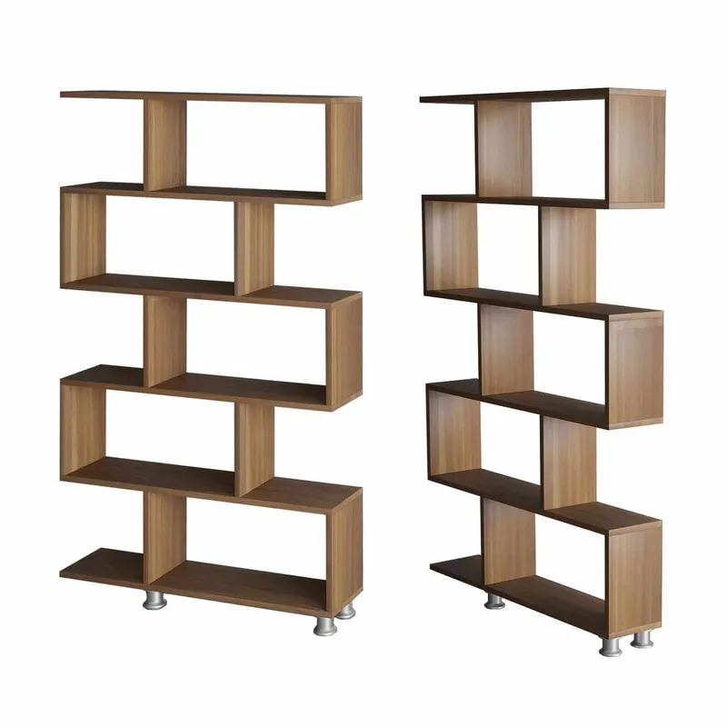 Nilüfer - Walnuss - Bücherregal Kracherpreis