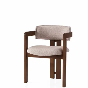 Neu Cozy - 048 - Walnuss, cream - Esszimmerstuhl