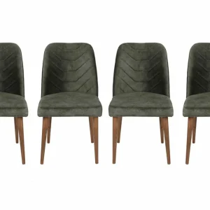 Dallas 558 V4 - dunkelgrün - 4er Set Esszimmerstühle Bestseller