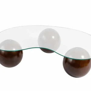 Sphere - Walnuss, grau - Couchtisch Neue Kollektion