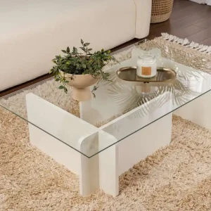 Flavio - Holz, Glas - Couchtisch Solange Der Vorrat Reicht