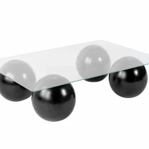 Sera - schwarz, transparent - Couchtisch Expressversand