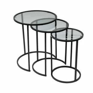 Aktuell Alya - schwarz - 3er Satztisch