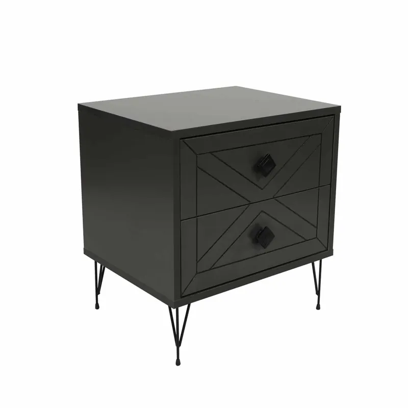 Billig Luna - weiß - Nachttisch