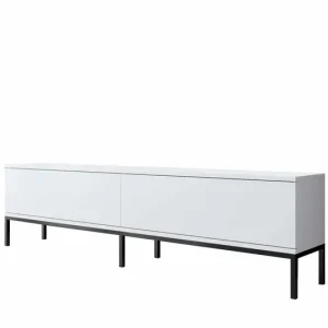 Lord - weiß, silber - TV Lowboard Angebot