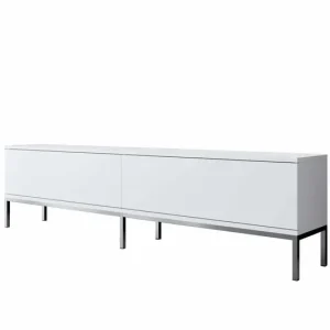 Lord - weiß, silber - TV Lowboard Expressversand