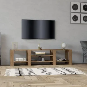 Nur Heute Technic - Walnuss - TV Lowboard