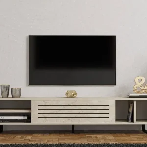 Saisonangebot Safir - Travertine - TV Lowboard