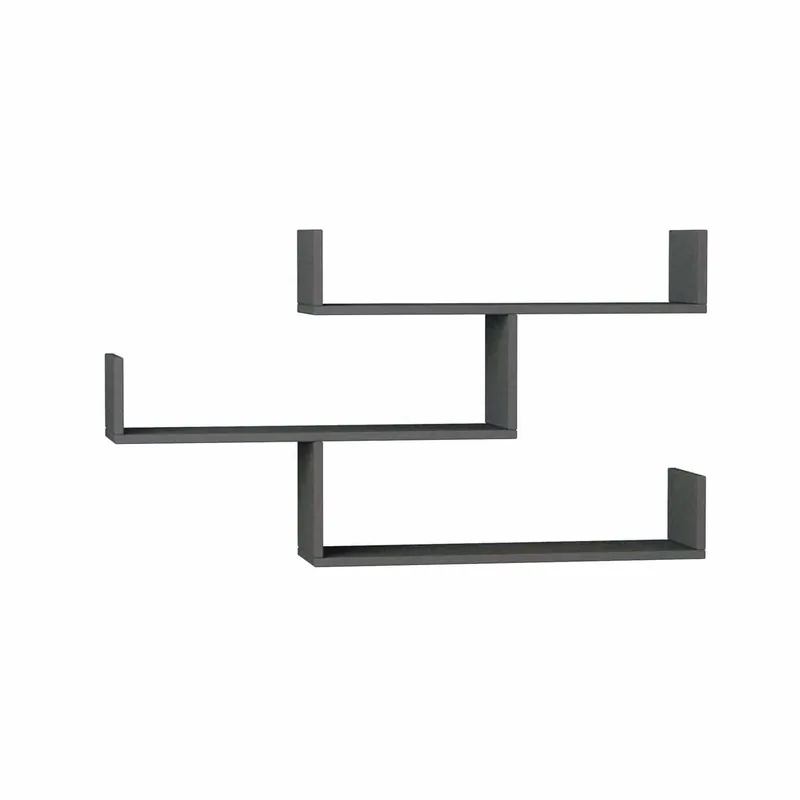 Neue Kollektion Tibet - anthrazit - Wandregal