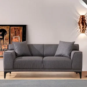 2-Sitzer Sofa Petra Asir – Mikrofaser| verschiedene Farben erhältlich Kostenloser Rückversand