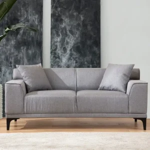 Günstig 2-Sitzer Sofa Petra Asir – Mikrofaser| verschiedene Farben erhältlich