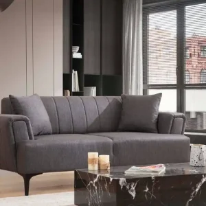 Gratis Versand 2-Sitzer-Sofa Hamlet – Mikrofaser | verschiedene Farben wählbar