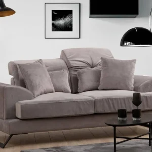 Online Kaufen 2-Sitzer Sofa Frido – Mikrofaser Velours