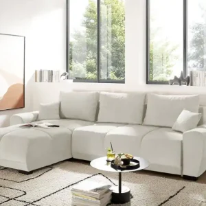 Sofa Dexter – ED Exciting Design mit Schlaffunktion | beidseitig montierbar Kostenloser Versand