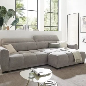 ED Exciting Design Ecksofa Hunter mit elektrischer Sitztiefenverstellung Must-Have