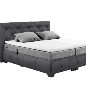 Boxspringbett Mansura 180x200 Motor – Ed Exciting Design | Velourstoff Hogan Direktkauf
