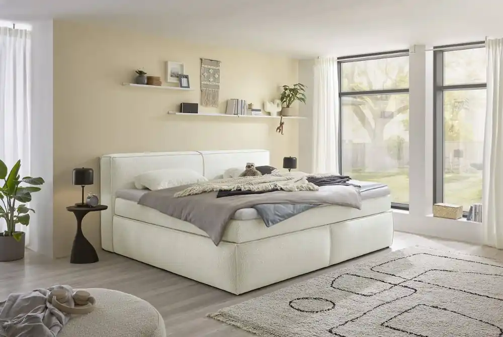 Solange Der Vorrat Reicht Boxspringbett Sandon 180x200 cm | 240x200 cm– Familienbett Pixie