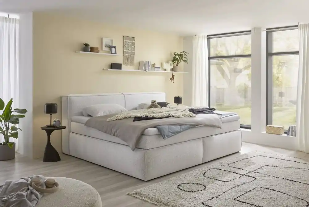 Letzte Chance Boxspringbett Sandon 180x200 cm | 240x200 cm– Familienbett Pixie