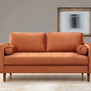 Sonderaktion Sofa 2-Sitzer Rome Mikrofaser Samtoptik