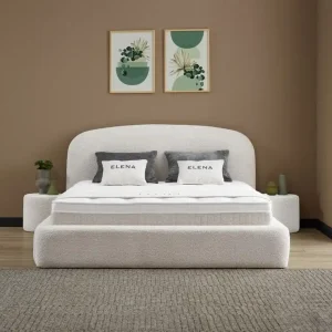 Preisknaller Boxspringbett Elena Creme mit Bettkasten – ABC Bedding