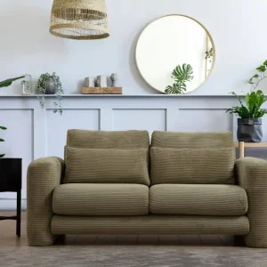 2-Sitzer Sofa Lily Breitcord in Beige – Modernes Design Bestseller