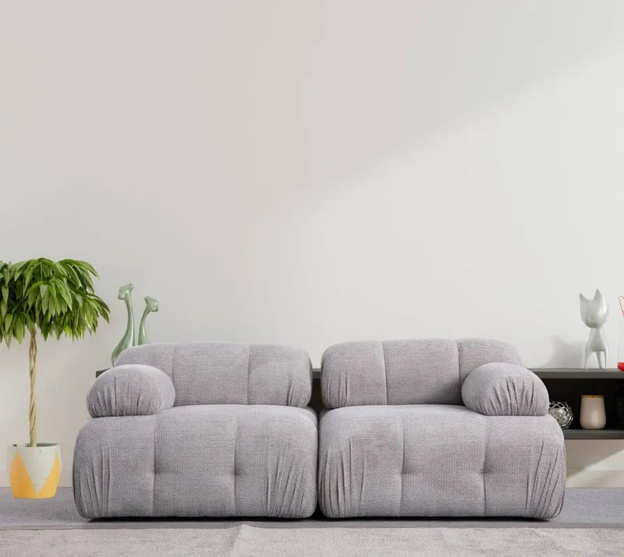 Sofa Petite 2-Sitzer – Mikrofaser in vielen Farben Finale Aktion
