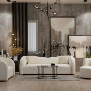 Sofa Asos 2-Sitzer Cream – Mikrofaser Flock Jetzt Bestellen