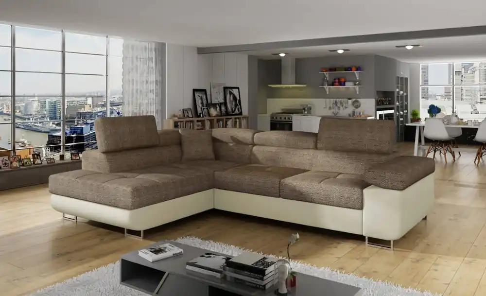 Eltap Ecksofa Anton Berlin & Soft mit Schlaffunktion Schneller Versand