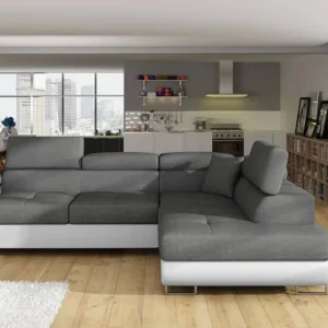 Eltap Ecksofa Anton mit Schlaffunktion & Bettkasten | Sawanna/Soft Beliebt