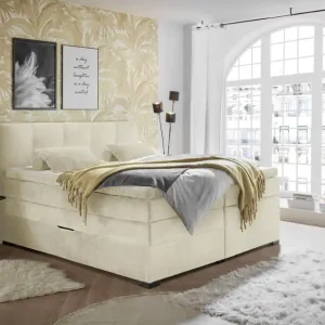 Kostenloser Rückversand Boxspringbett Fanes Ed Exciting Design mit Bettkasten