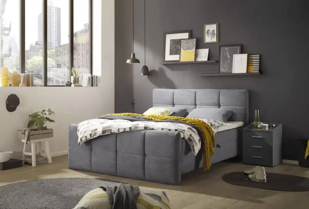 Boxbett Tijuana mit Bettkasten Breitcord Neue Ware