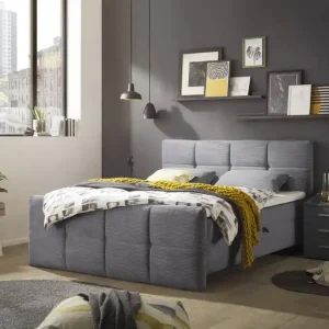 Preis Gesenkt Boxbett Tijuana mit Bettkasten Breitcord