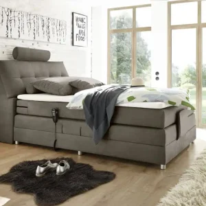 Aktuell Boxspringbett Palermo Mikrofaser Soro mit Motor & Stauraum
