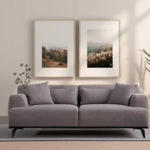 Sofa Jaguar 2-Sitzer mit 5 Kissen und Metallfüßen Jetzt Bestellen