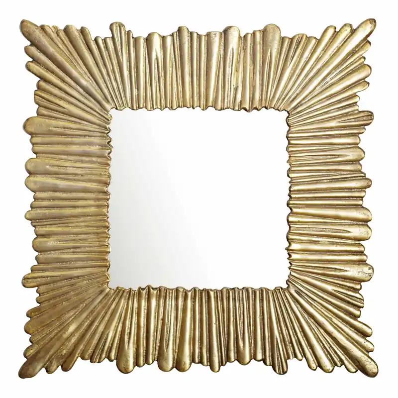 Direkt Vom Hersteller Wandspiegel 75x75 cm Metall Design Hängespiegel Gold