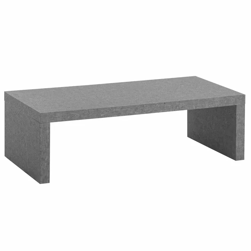 Angebot Couchtisch 110x55x35 cm Grau Sofatisch in Beton-Optik Zeitlos
