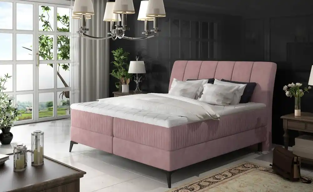 Boxspringbett Aderito Beige oder Pink von Eltap | Soro Letzte Chance
