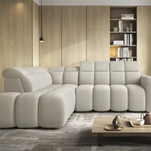 Meistverkauft Sofa Falconn – Modernes Ecksofa mit elektrischem Sitzvorschub & Bettkasten