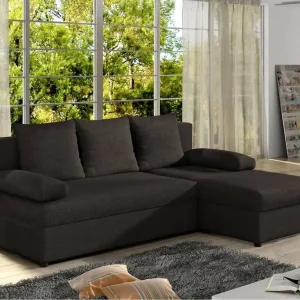 Schneller Versand Ecksofa Gino mit Schlaffunktion und Bettkasten - Eltap