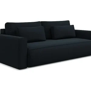 3-Sitzer Sofa mit Schlaffunktion - - Samt - Königsblau - KAPUA Nur Heute