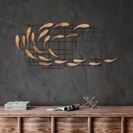 Tanelorn Dekoratives Wandaccessoire aus Metall | 100 % METALL | 100 x 45 cm Knallerangebot