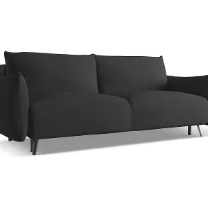 3-Sitzer Sofa mit Schlaffunktion - - Chenille - Anthrazit - MALIE Schneller Versand