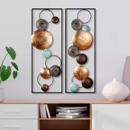 Tanelorn Dekoratives Wandaccessoire aus Metall | 100 % METALL | 32 x 92 cm Sale