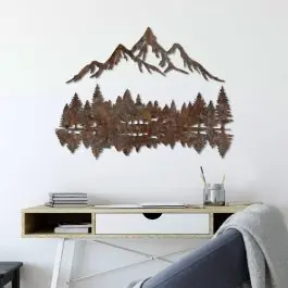 Neue Ware Tanelorn Dekoratives Wandaccessoire aus Metall | 100 % METALL | 51 x 70 cm